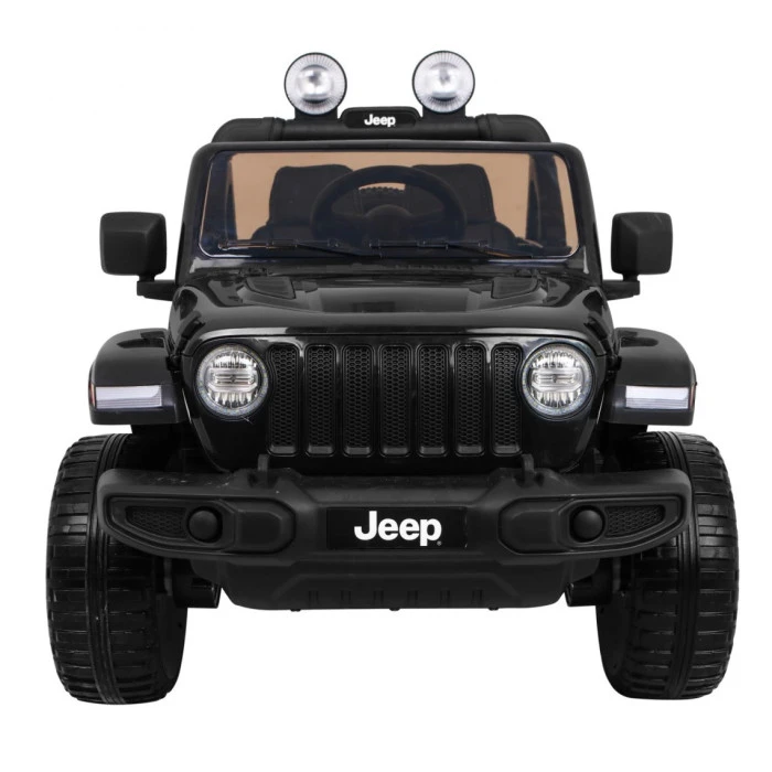 Детская аккумуляторная машинка Jeep Wrangler Rubicon Черная