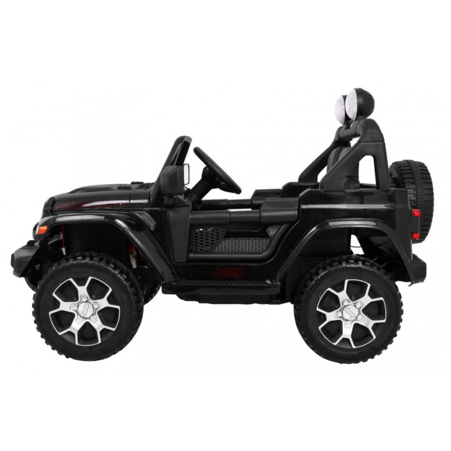 Детская аккумуляторная машинка Jeep Wrangler Rubicon Черная