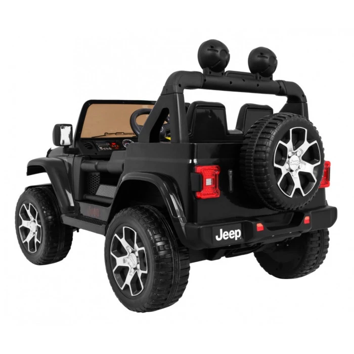 Детская аккумуляторная машинка Jeep Wrangler Rubicon Черная