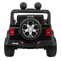 Дитяча акумуляторна машинка Jeep Wrangler Rubicon Чорна