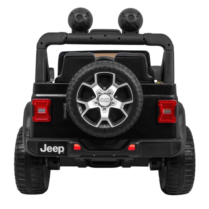 Детская аккумуляторная машинка Jeep Wrangler Rubicon Черная