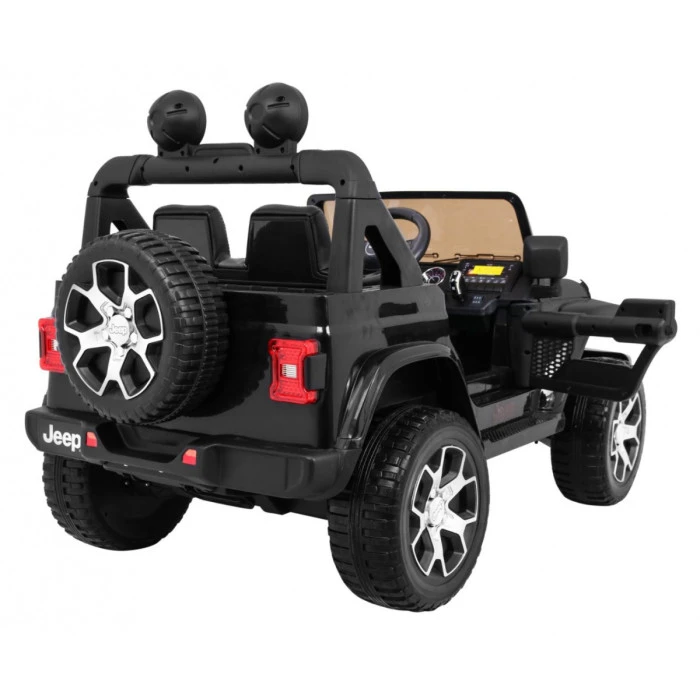 Детская аккумуляторная машинка Jeep Wrangler Rubicon Черная