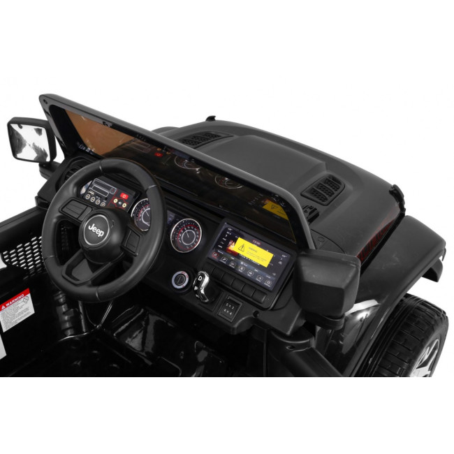 Детская аккумуляторная машинка Jeep Wrangler Rubicon Черная