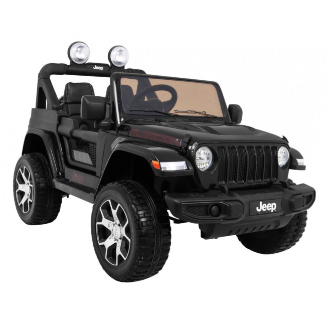 Детская аккумуляторная машинка Jeep Wrangler Rubicon Черная
