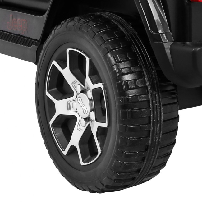 Детская аккумуляторная машинка Jeep Wrangler Rubicon Черная