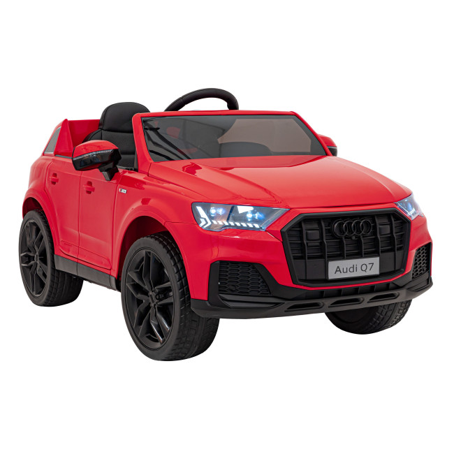 Детская аккумуляторная машинка Audi Q7 NEW LIFT Красная