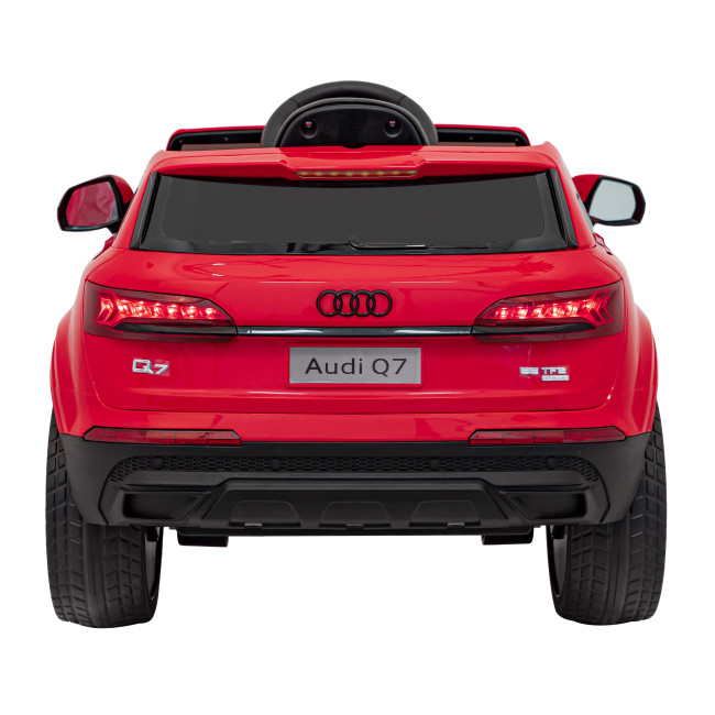 Детская аккумуляторная машинка Audi Q7 NEW LIFT Красная