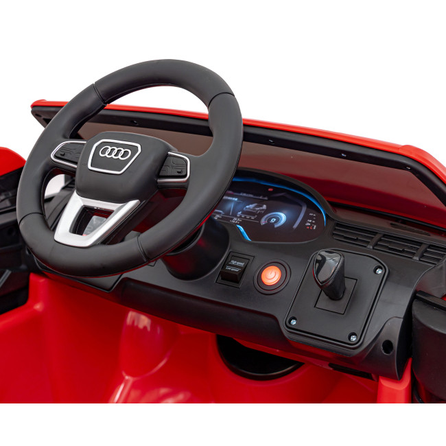 Детская аккумуляторная машинка Audi Q7 NEW LIFT Красная