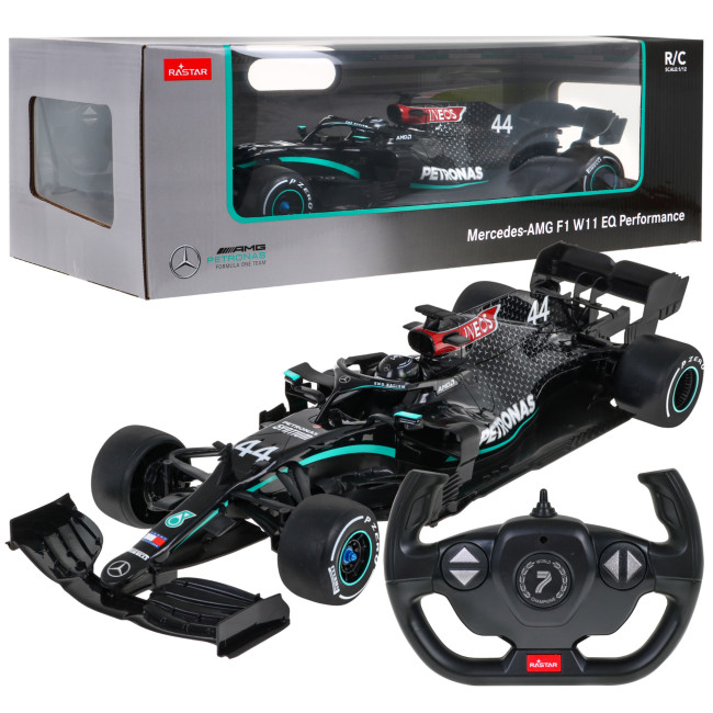 Дистанционно управляемый гоночный автомобиль Mercedes-AMG F1 W11 EQ Performance RASTAR модель 1:12
