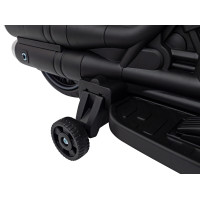 Детский аккумуляторный мотоцикл Чоппер FASTER Розовый + FM радио + Аудио панель + LED