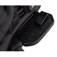 Детский аккумуляторный мотоцикл Чоппер FASTER Розовый + FM радио + Аудио панель + LED