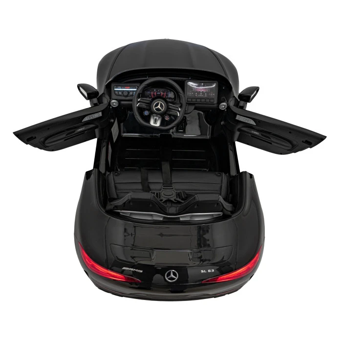 Дитяча акумуляторна машинка Mercedes Benz AMG SL63 Чорна