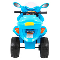 Детский электрический трехколесный мотоцикл BJX-088 Синий + Звуки + Свет