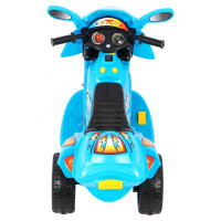 Детский электрический трехколесный мотоцикл BJX-088 Синий + Звуки + Свет