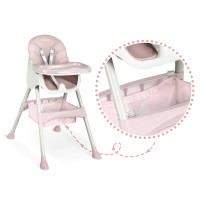 Стульчик для кормления со столиком Ricokids Milo розовый