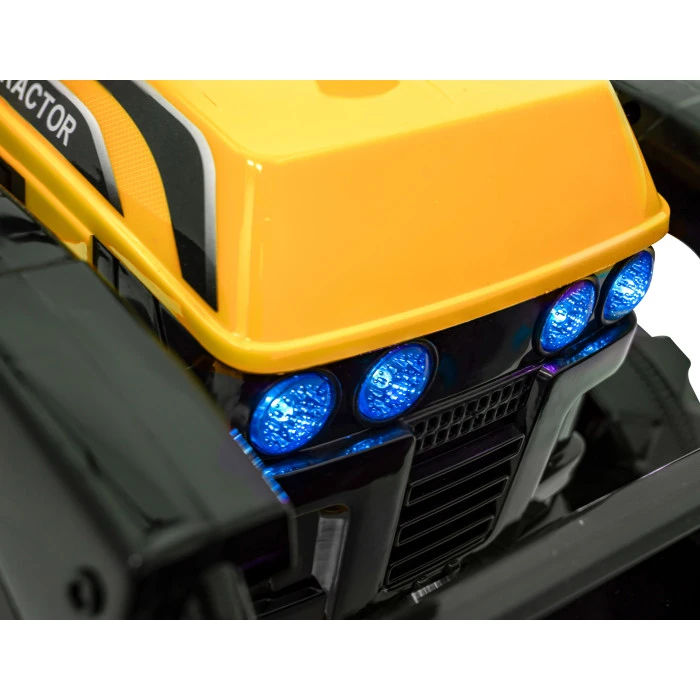 Дитячий акумуляторний трактор-бульдозер G320 Жовтий