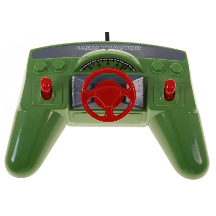 Детский экскаватор с прицепом Ramiz QY8301AG зеленый