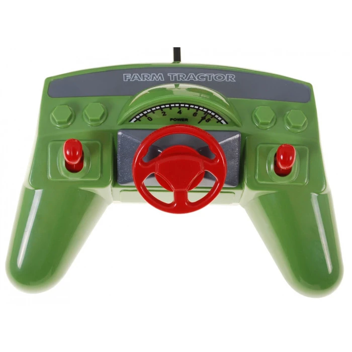 Детский экскаватор с прицепом Ramiz QY8301AG зеленый