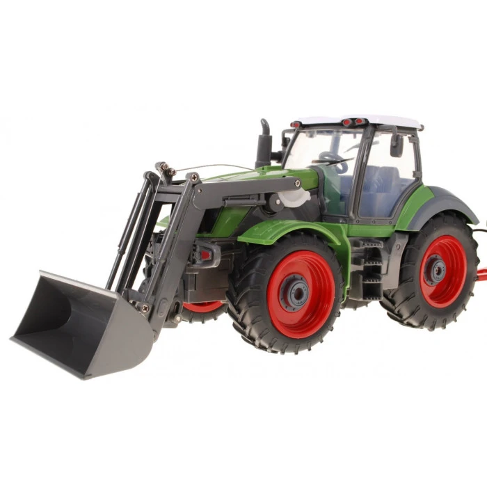 Детский экскаватор с прицепом Ramiz QY8301AG зеленый