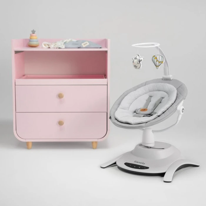 Кресло-качели Lionelo BELLA GREY CONCRETE