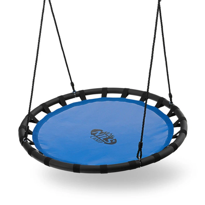 Качели-гнездо круглые NB5035 NILS CAMP, 110 см - синяя