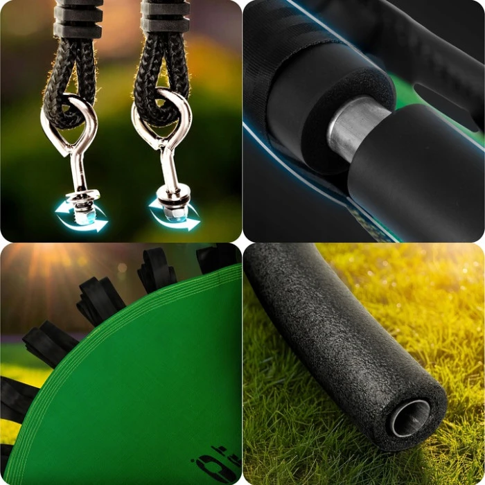 Гойдалка Neo-Sport Swingo Гніздо лелеки 120 см, зелена