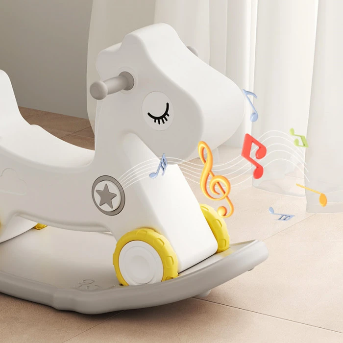 Лошадка-качалка inSPORTline Etalino, серая