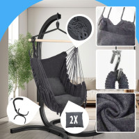 Подвесное кресло KSOZ025C K-Sport черное