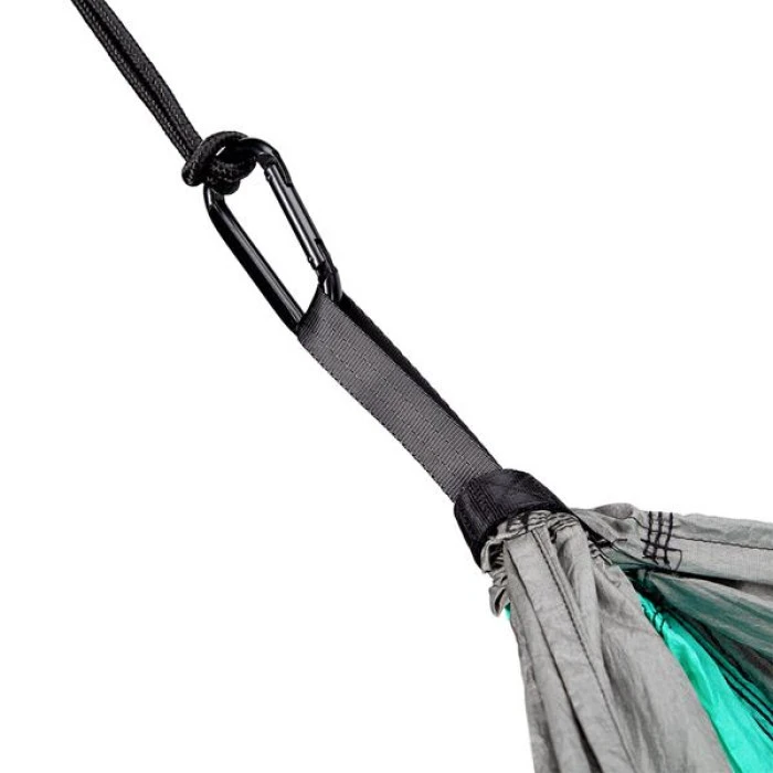 Гамак одноместный NILS CAMP NC9092, 290 х 140 см – зелено-серый