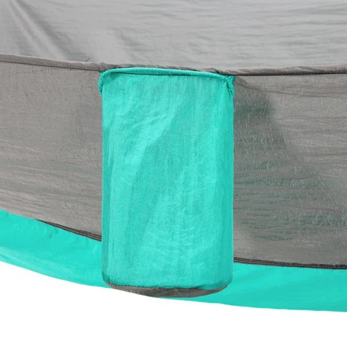 Гамак одноместный NILS CAMP NC9092, 290 х 140 см – зелено-серый