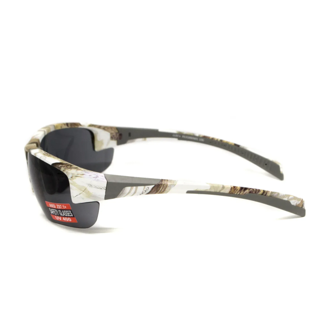 Окуляри захисні Global Vision Hercules-7 White Camo, сірі