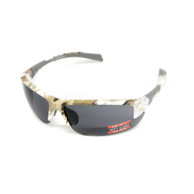 Окуляри захисні Global Vision Hercules-7 White Camo, сірі