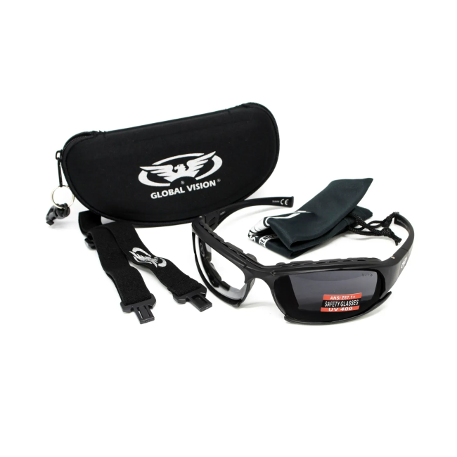 Очки защитные фотохромные Global Vision Assault Photochromic Anti-Fog, прозрачные