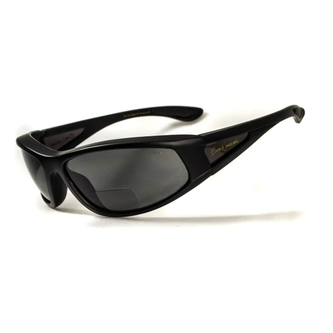 Окуляри захисні біфокальні поляризаційні BluWater Winkelman-2 (+2.5), чорні