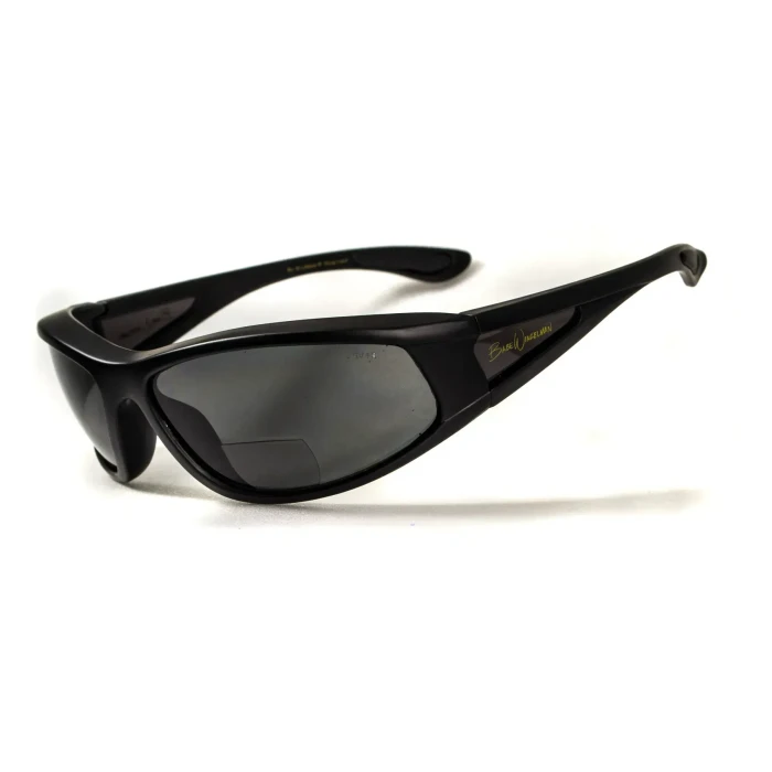 Окуляри захисні біфокальні поляризаційні BluWater Winkelman-2 (+2.5), чорні