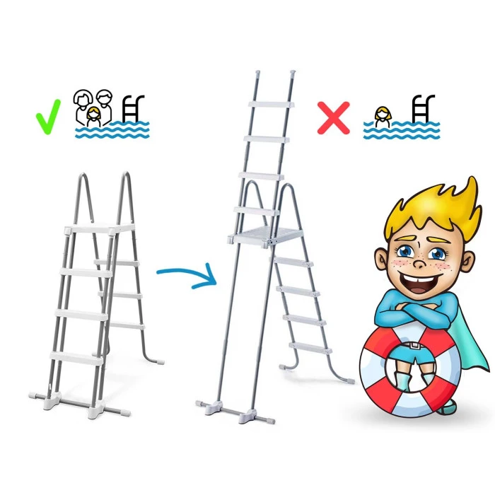 Басейн каркасний 11в1 INTEX 26730, 488 x 122 см, сірий