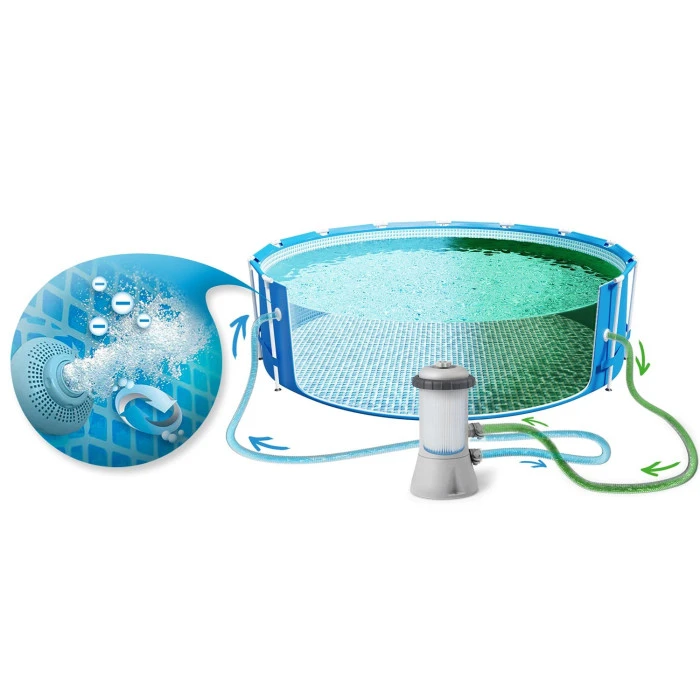 Басейн каркасний 12в1 INTEX 28242, 457 x 122 см, синій