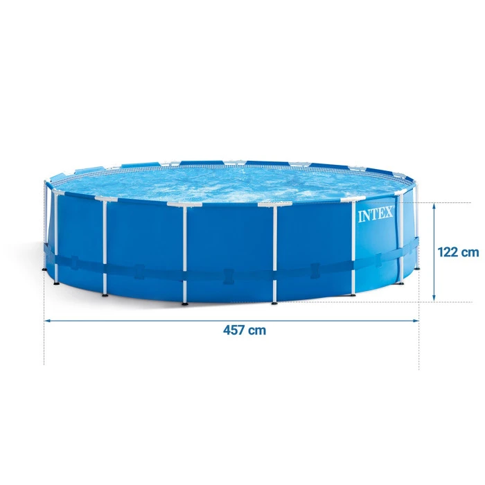 Басейн каркасний 12в1 INTEX 28242, 457 x 122 см, синій