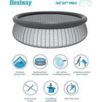 Басейн надувний 9в1 Bestway 396 x 84 см