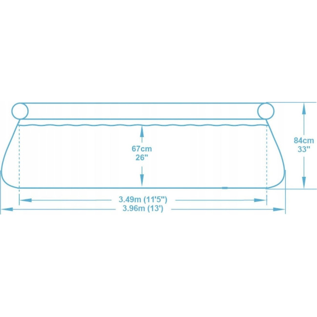Бассейн надувной 9в1 Bestway 396 x 84 см
