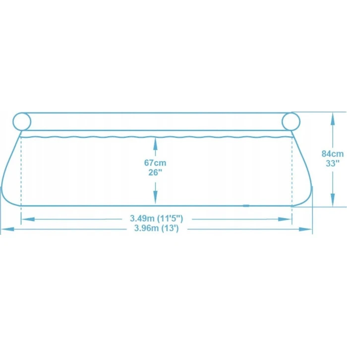 Басейн надувний 9в1 Bestway 396 x 84 см