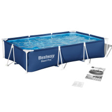 Бассейн каркасный прямоугольный 5в1 Bestway 56404N, 300 x 201 x 66 см