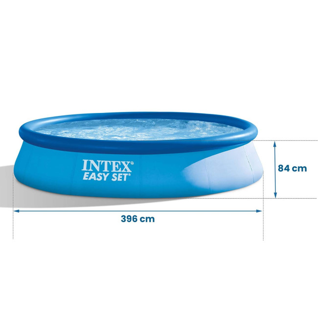 Басейн надувний 15в1 INTEX 28142, 396 x 84 см + машина для створення бульбашок