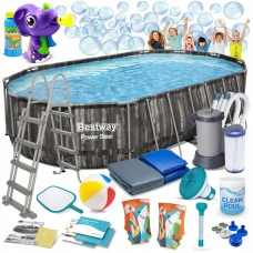 Басейн каркасний 18в1 Bestway 5611R 610 х 366 х 122 см
