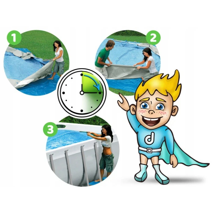 Бассейн каркасный 13в1 Bestway 56719N 610 х 366 х 122 см