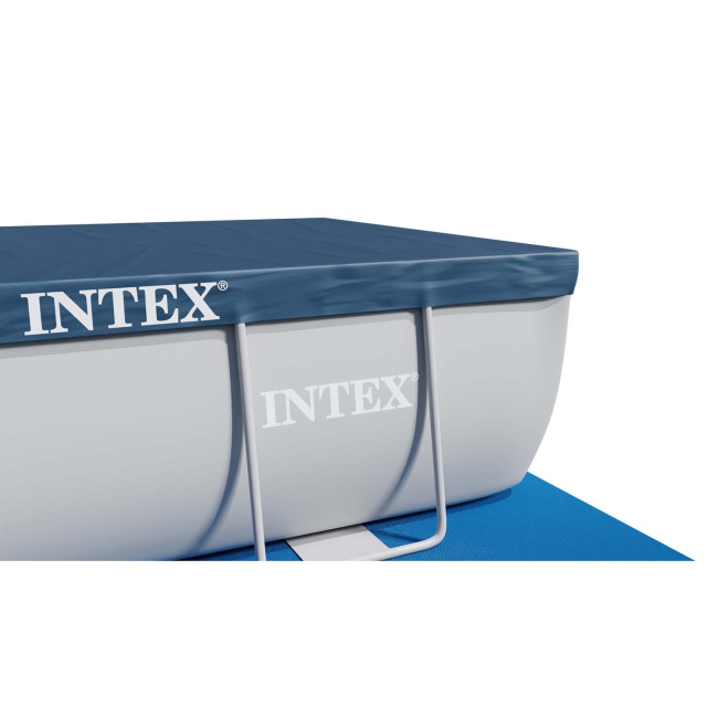 Басейн каркасний овальний 21в1 INTEX 26796, 503 x 274 x 122 см, сірий