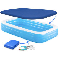 Басейн надувний прямокутний 3в1 Bestway 54009, 305 x 183 x 56 см