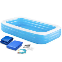 Басейн надувний прямокутний 3в1 Bestway 54009, 305 x 183 x 56 см