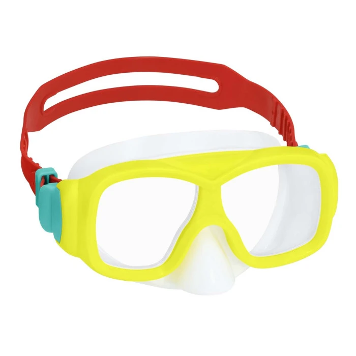 Маска для плавания Bestway 22039 красно-желтая.