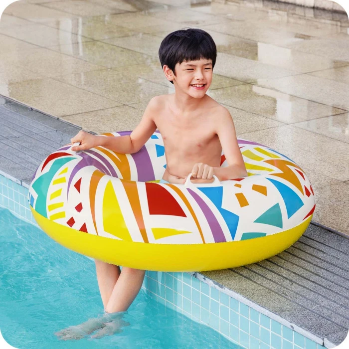 Круг надувной для плавания Bestway 36228 Геометрия, 107 см